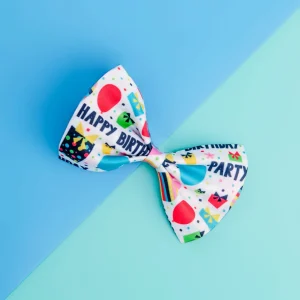 Happy Birthday Bow Tie for Dogs & Cats