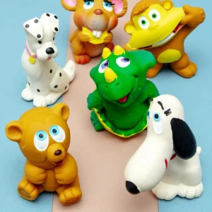Silly Latex Dog Toys (6-Pack)