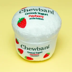 Chewbani Greek Yoghurt Plush Squeaky Dog Toy