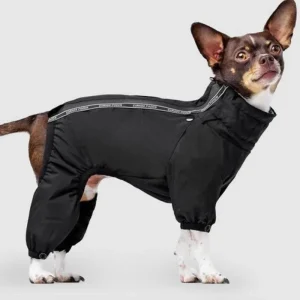 Winter Dog Snowsuit In Black (FINAL SALE)