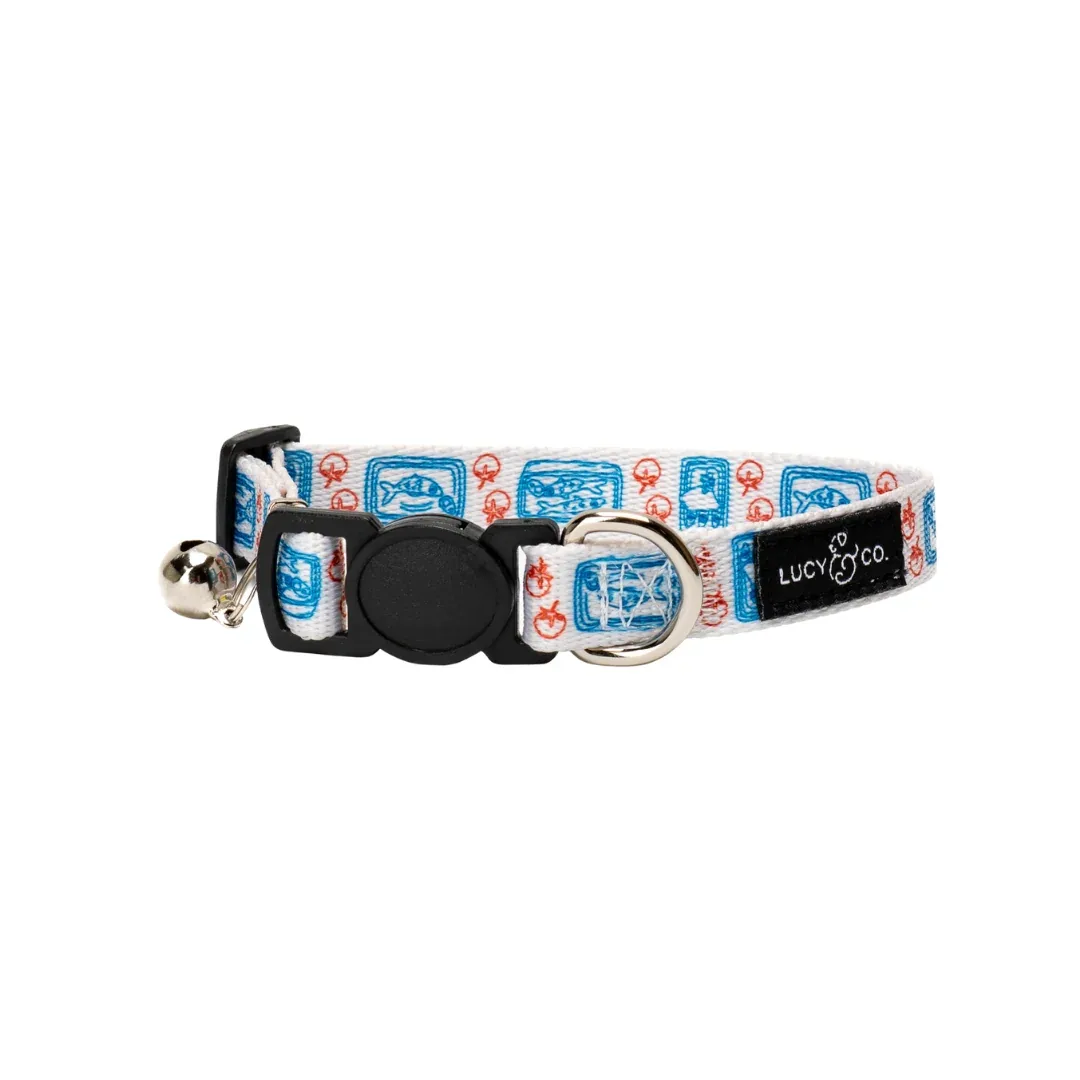 Tinned Fish Breakaway Cat Collar