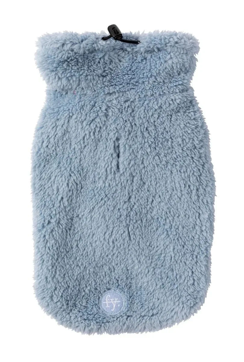 Turtle Teddy Dog Fleece in Washed Blue (FINAL SALE) - Image 2