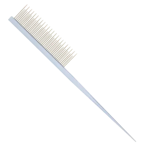 7" Blue Rat Tail Dematting Comb by PetStore.Direct