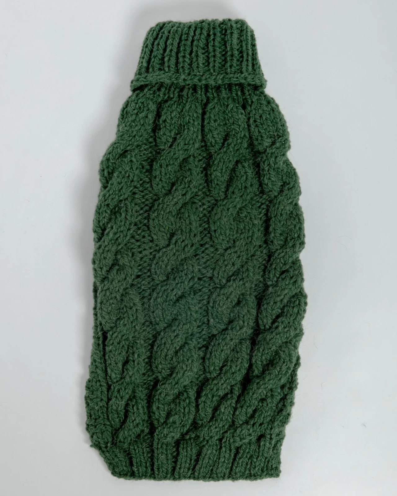 Downtown Roll Neck Dog Sweater in Evergreen (FINAL SALE) - Image 2