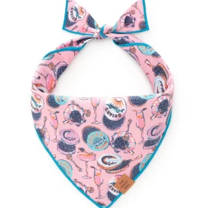 Champagne & Caviar Dog Bandana (Made in the USA)