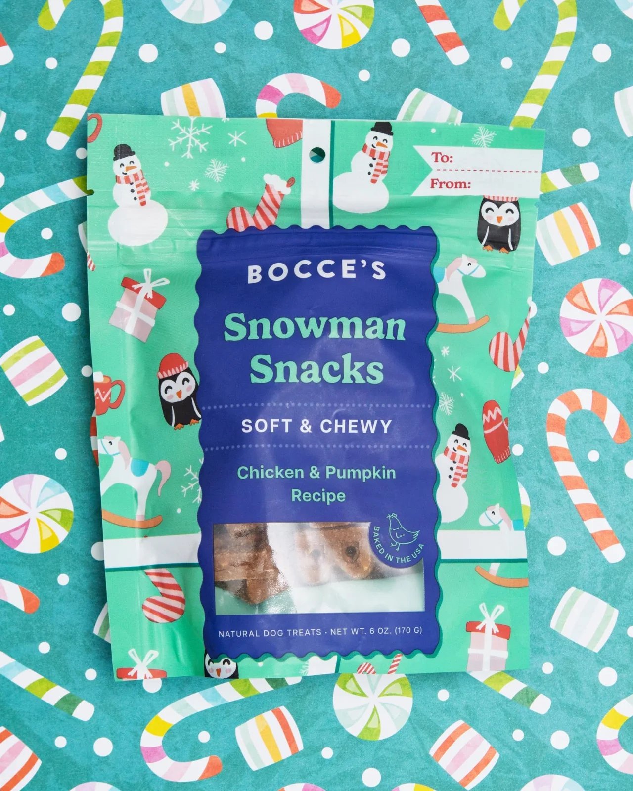 Snowman Snacks Chicken + Pumpkin Dog Treats (FINAL SALE)