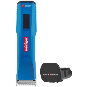 Blue Saphir Cordless Clipper with One Battery by Heiniger