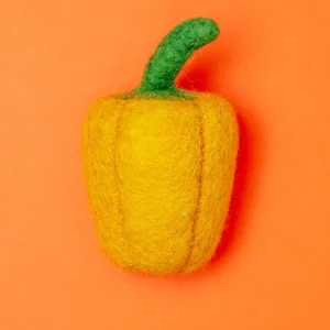Wool Bell Pepper Dog Toy