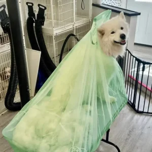 Extra Large Green Flying Fur Catcher by Big Hair Net