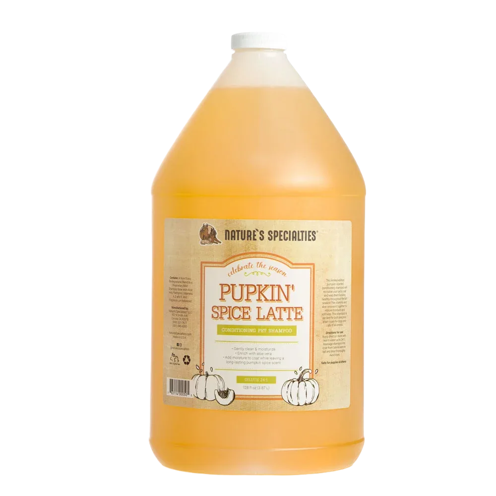 Pupkin Spice Latte Shampoo Gallon by Nature's Specialties