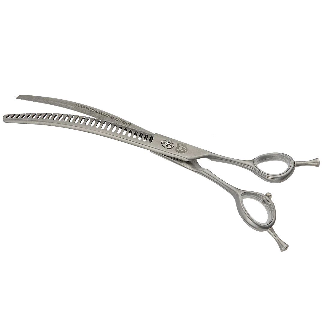 7.5" 28T Curved Chunker Texturizing Shear by PetStore.Direct