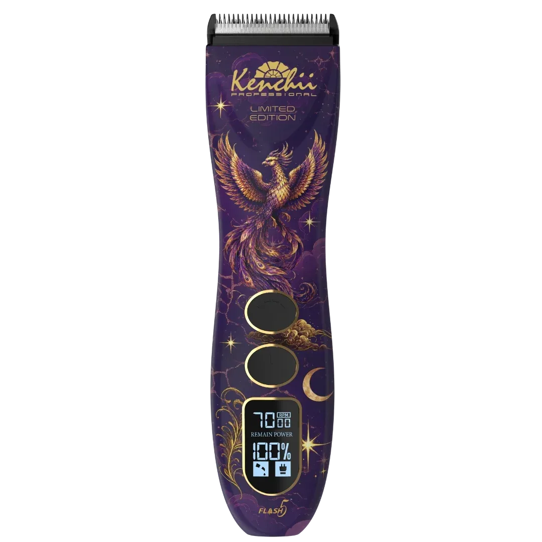 Pre-Order Flash5 Phoenix Purple 5-in-1 Cordless Clipper by Kenchii - Image 2