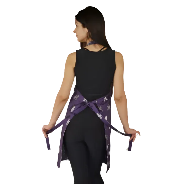 Purple Poodle Grooming Apron by Ladybird Line - Image 2