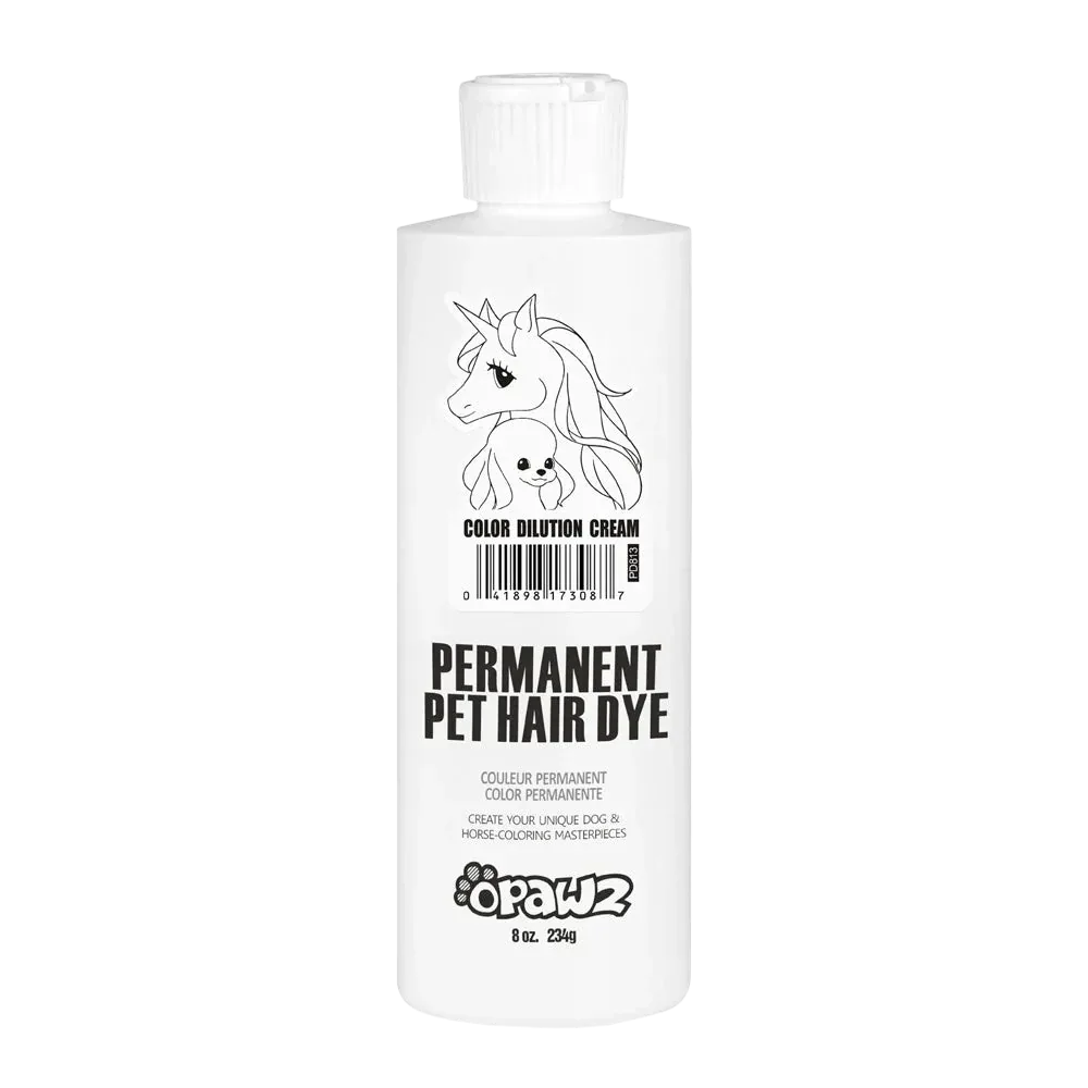 Permanent Dog Hair Color Dilution Cream 8oz by Opawz