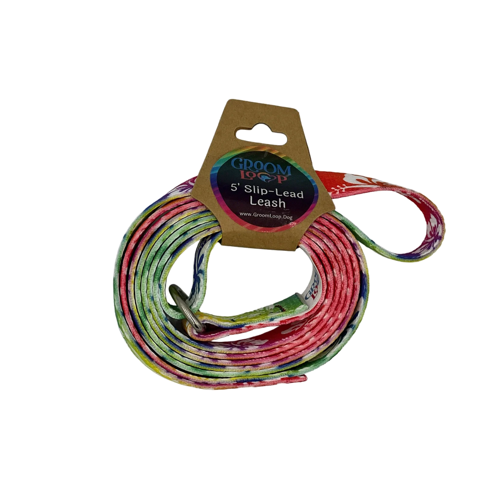 5ft Slip-Lead Leash Colorful Hawaiian by Groom Loop - Image 2