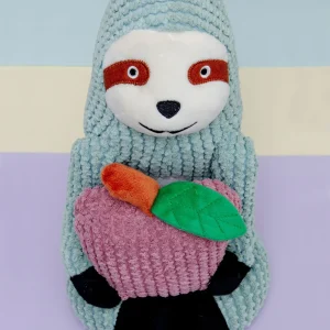 Sydney the Sloth Crunchy Plush Dog Toy