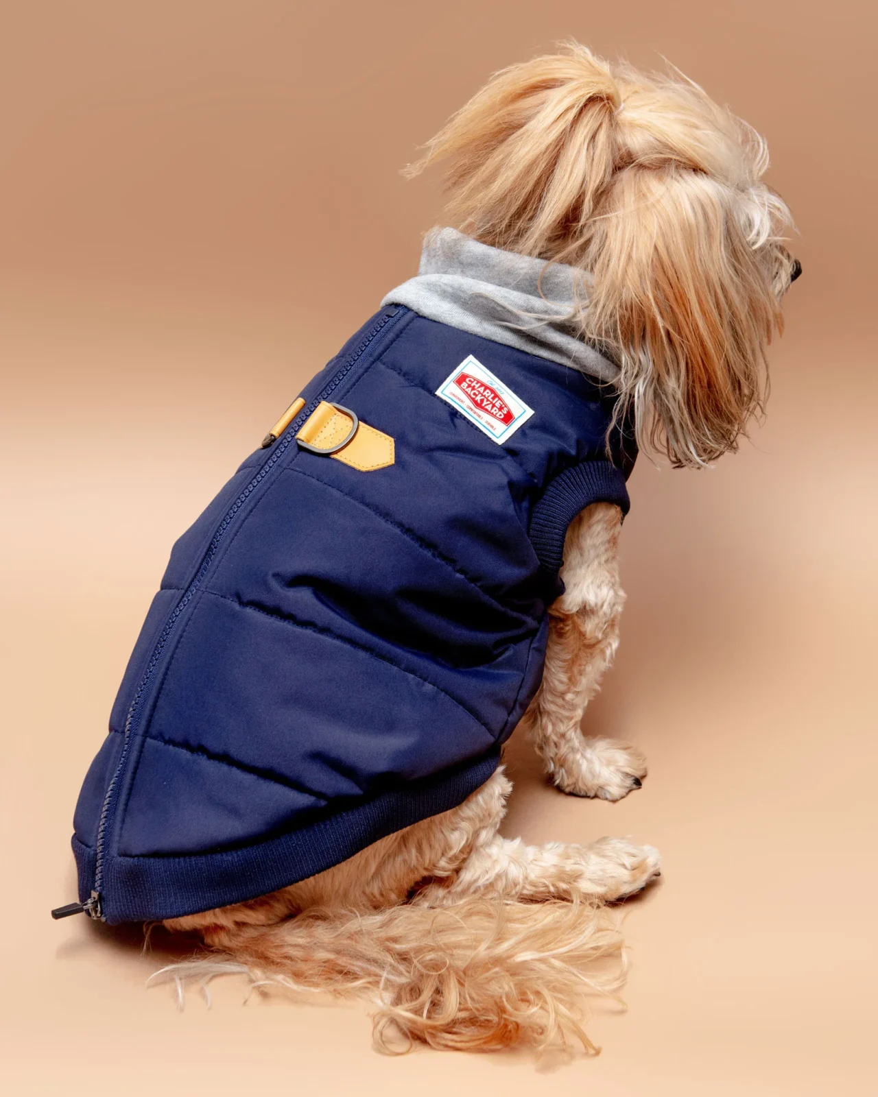 Warm Up Harness Jacket in Navy((FINAL SALE))