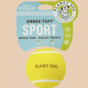 Tennis Ball Treat-Dispensing Dog Toy (Made in the USA)