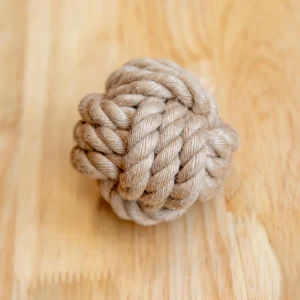 Natural Hemp Ball Rope Dog Toy