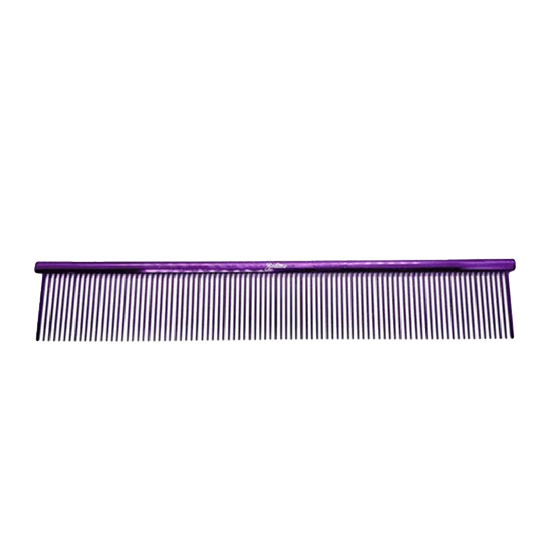 Fluffing Finishing Comb Metallic Purple 9" by Zolitta