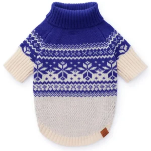 Snow Day Fair Isle Dog Sweater