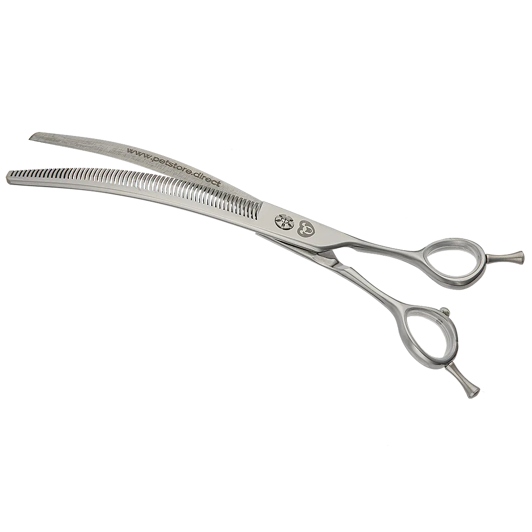 8" 60T Curved Blender Thinner Shear by PetStore.Direct