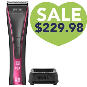 Bravura2 Cordless Clipper Brilliant Rose with Charging Stand by Wahl
