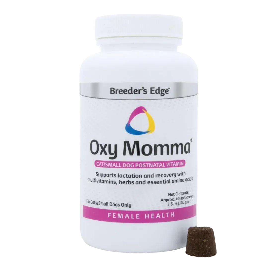 Oxy Momma Soft Chews 40ct Small Dog & Cat by Breeder's Edge