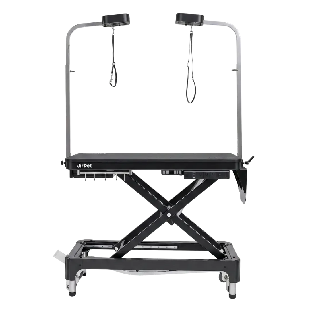 Atlas Electric Grooming Table with Adjustable Height & LED Arm by Jirpet