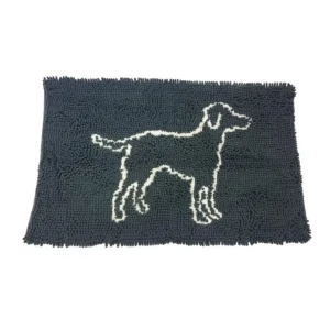 Spot 31” x 20” Gray Clean Paws Micro-fiber Mat