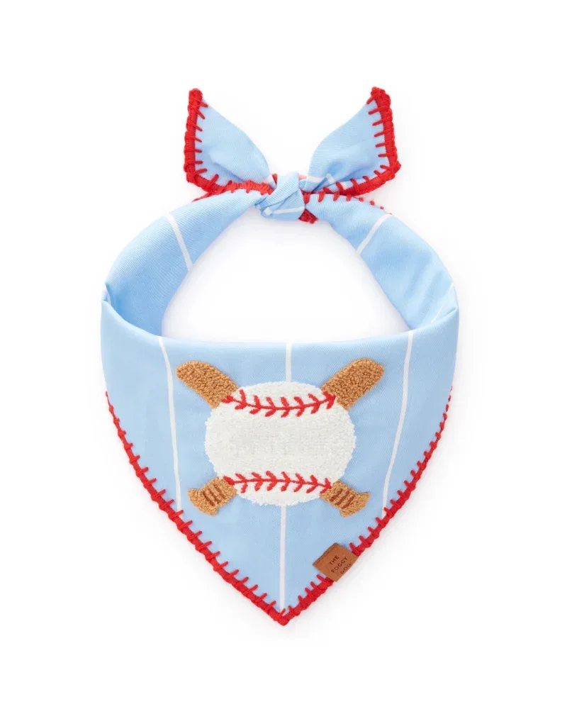 Baseball Applique Dog Bandana (FINAL SALE) - Image 2