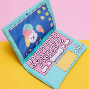 Laptop Crinkle & Squeak Dog Toy