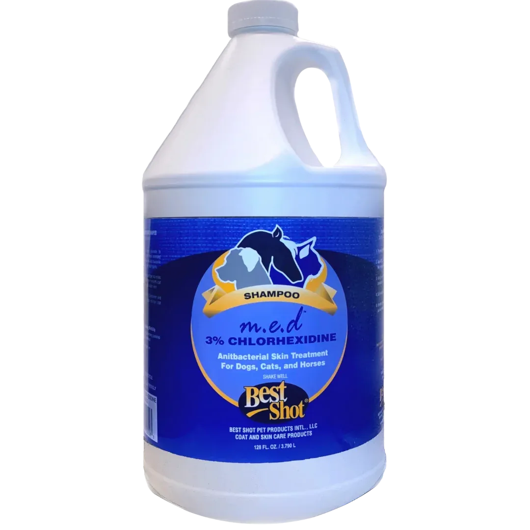 M.E.D. Chlorhexidine Shampoo 1 Gallon by Best Shot
