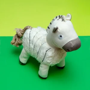 Earned My Stripes Canvas Squeaky Dog Toy
