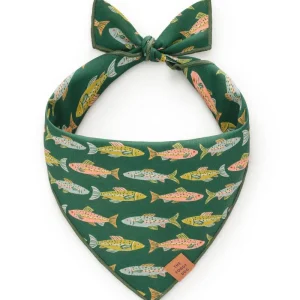 Gone Fishing Dog Bandana (Made in the USA)