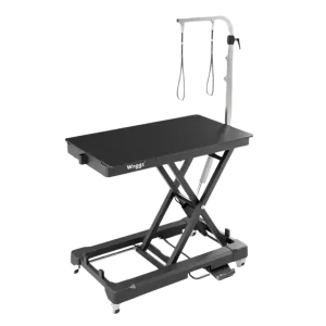 Pre-Order 44" Dog Grooming Drying Electric Table without Drawer, with Caster Black by Waggz