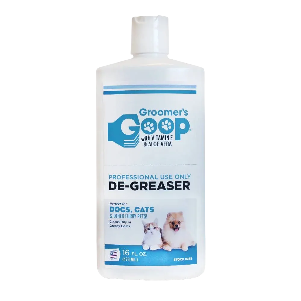 Liquid Degreaser For Oily Coats 16oz by Groomer's Goop