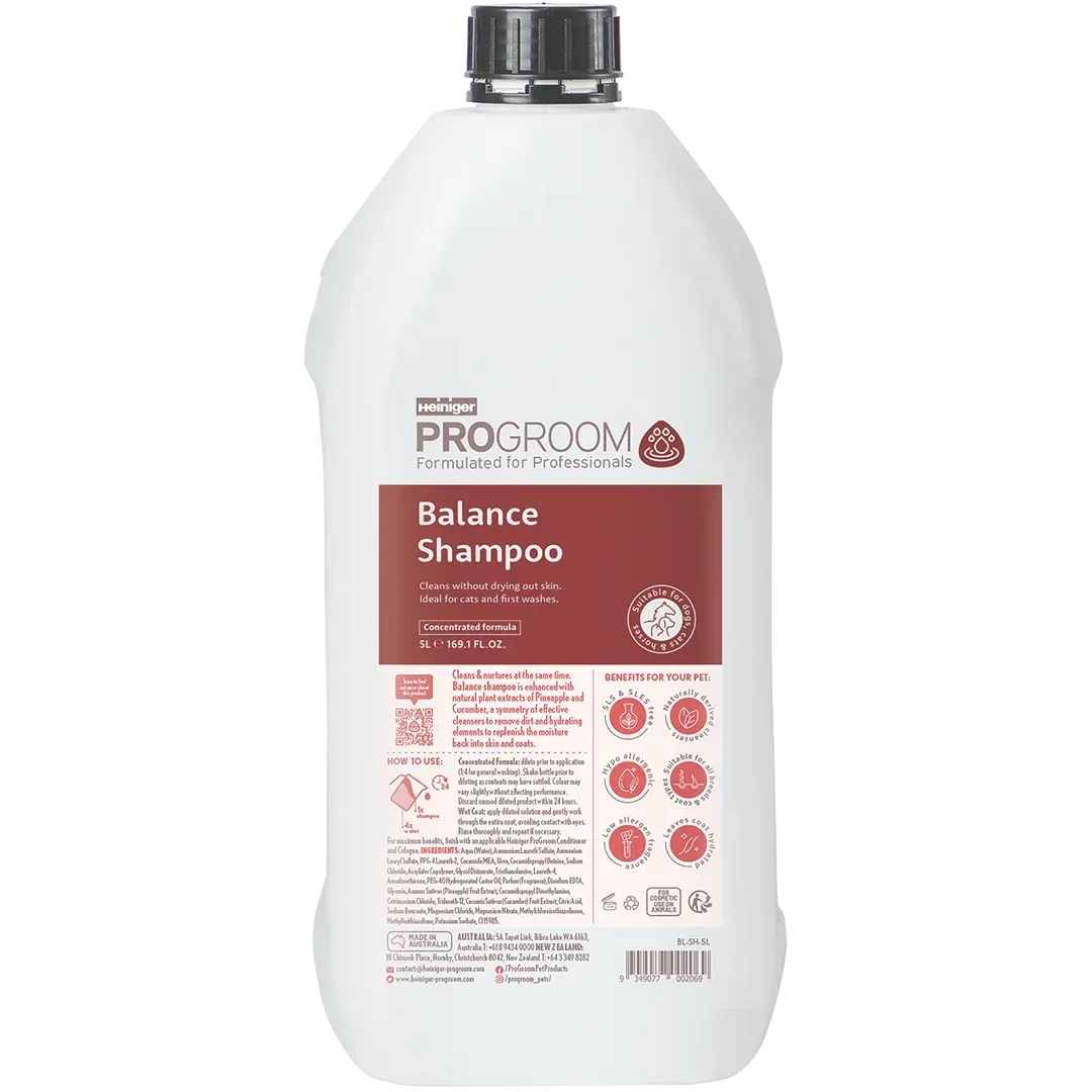 Balance Shampoo 5 Litre by Heiniger ProGroom