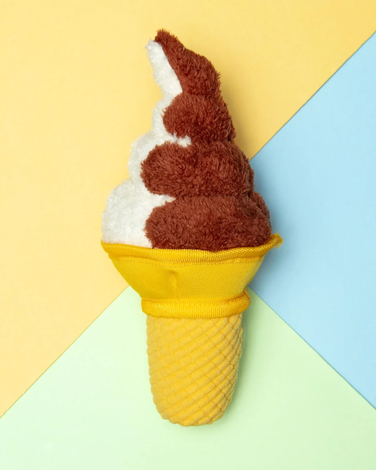 Soft Serve Giggle Stick Ice Cream Cone Dog Toy