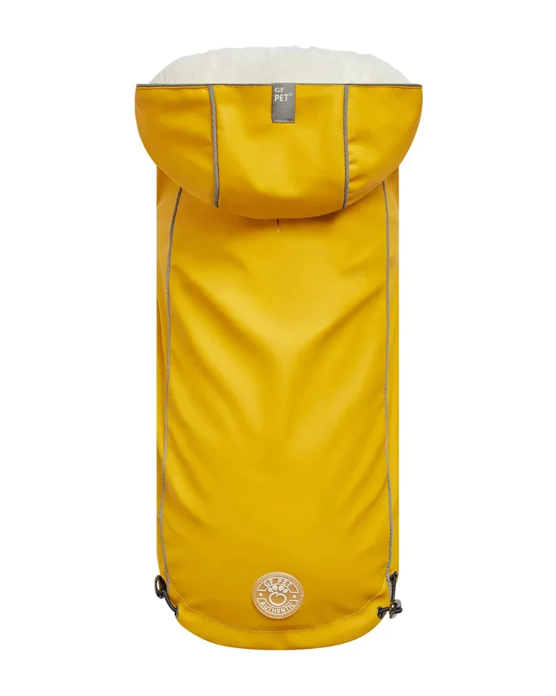 Insulated Dog Raincoat in Yellow - Image 2