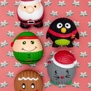 Holiday Assorted Ruff-Tex® Squeaky Dog Toys