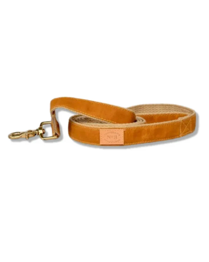 Golden Waxed Dog Collar (Made in the USA) - Image 2