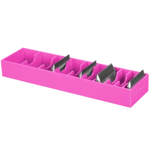 Wide 10 Blades/Combs Guard Holder Hot Pink by PetStore.Direct