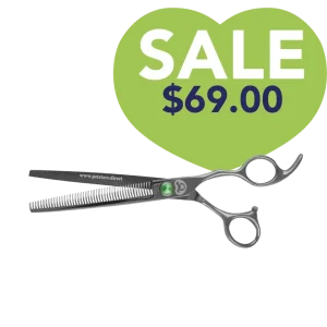 7" 46T Straight Thinning Shears by PetStore.Direct