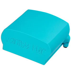 Large Brush Cover Cyan by Vanity Fur