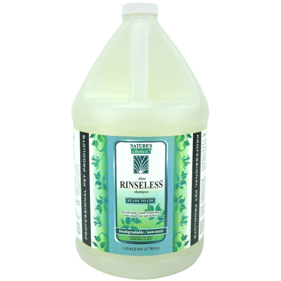 Aloe Rinseless Shampoo Gallon Ready to Use by Nature's Choice