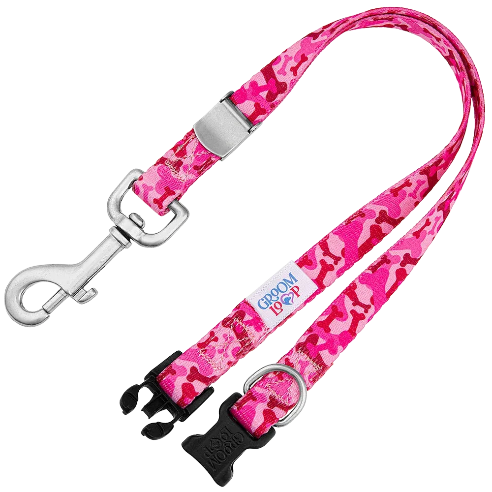 20" Polyester Loop Pink Bone Camo by Groom Loop