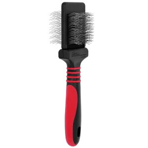 Mini Dematting Extra Firm Red Slicker Brush by Dog Fashion Spa