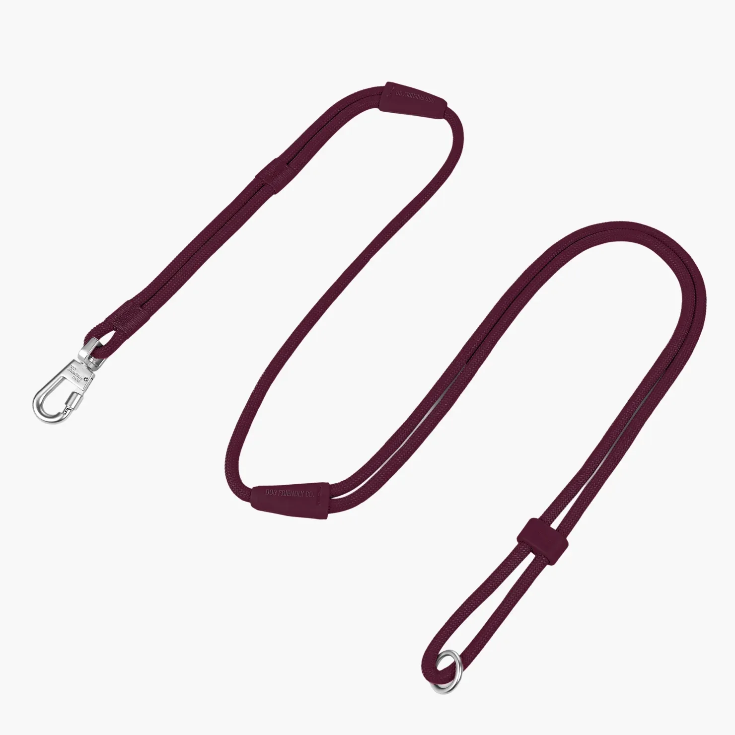 Hands Free Leash - Burgundy