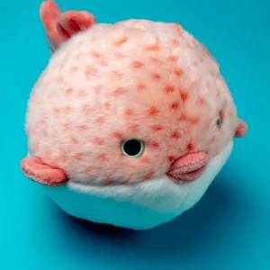 Dottie Puffer Fish Squeaky Plush Dog Toy
